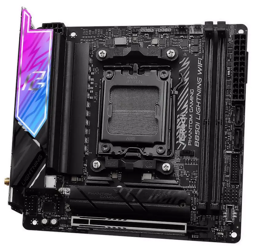 Montaje Placa Base ASRock B850I Lightning WIFI San Agustín del Guadalix San Agustín del Guadalix PC - Montaje Placa Base ASRock B850I Lightning WIFI San Agustín del Guadalix